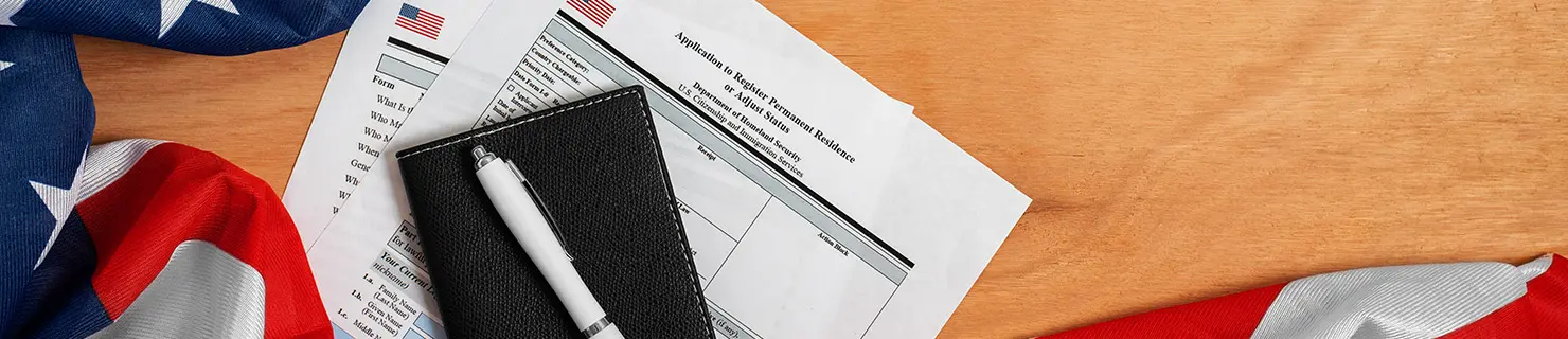 Application form for asylum in the United States