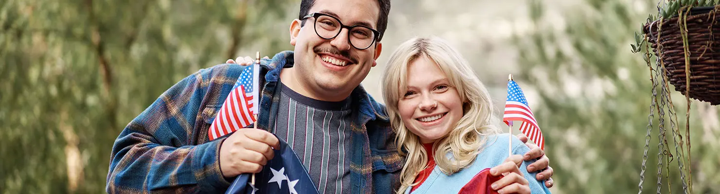 Couple attending interview to obtain a green card for their spouse
