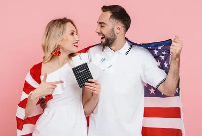 Couple ready to change their status adjustment in the United States