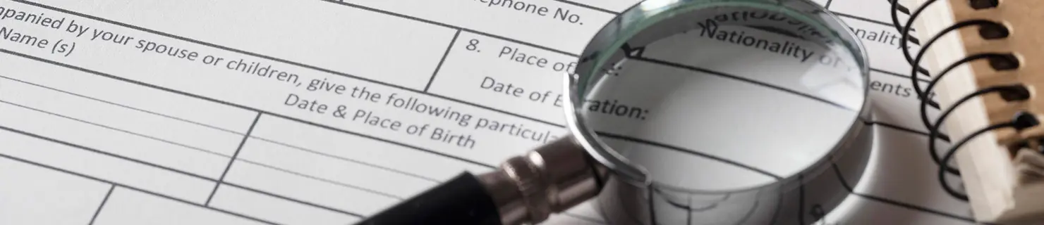 Form to apply for a humanitarian permit in the United States