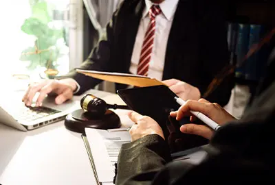 Lawyers discussing the defining issues in the Pereira Hearings processes Lawyers discussing the defining issues in the Pereira Hearings processes