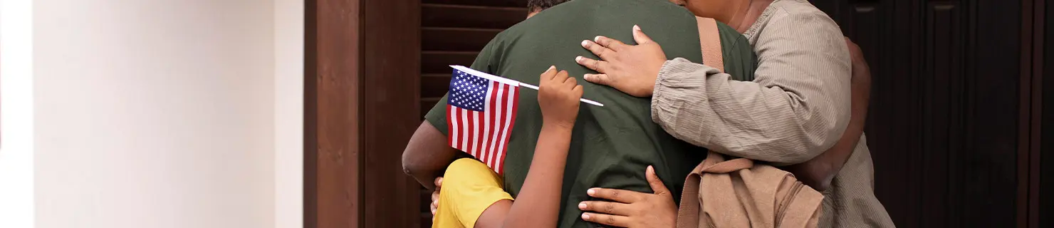 Family reunited in the United States after their family immigration petitions were approved