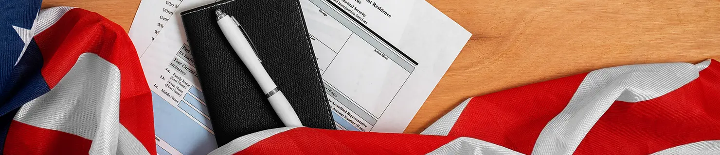 Form to process an adjustment of status in Dallas, United States