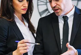 Staff at immigration law firm reviewing documents of applicants for Immigration Law Employment Opportunity at law firm in Dallas